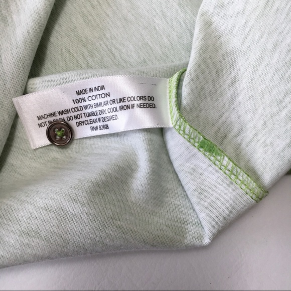 Big Sky Outfitters Green Striped Polo Short Sleeve - Picture 8 of 8